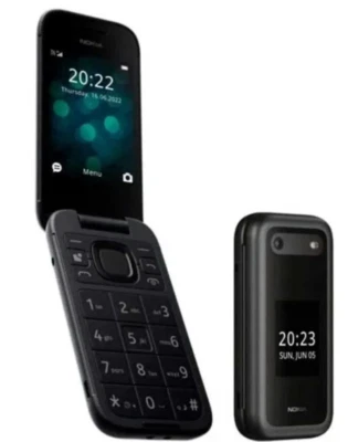 New Boxed Nokia 2660 Flip 4G Black Unlocked Dual Sim for Rogers,Fido and freedom - Image 1 of 3