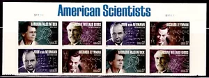 U.S. #3909a 37c American Scientists (2005) PB8 (3906/3907/3908/3909) MNH - Picture 1 of 1
