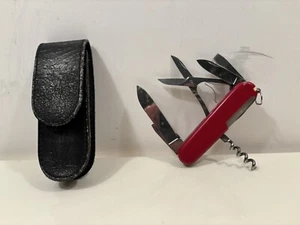 Misc Vtg Victorinox Rostfrei Swiss Army Knife Personalized MARIA W/belt Pouch - Picture 1 of 3