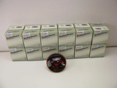 (12) WAGNER 4414R PAR36 RED 4.5" 18 Watt 12.8 Volt Sealed Beam Lamp Light Bulb - Image 1 of 4