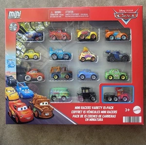 🚗 Disney Pixar Cars Mini Racers 15 Pack Jocko Flocko Mack Lizzie Chick Hicks - Picture 1 of 2