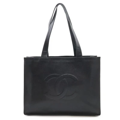 Bolso de Mano CHANEL Logo Bordado Bolso de Hombro Semi Hombro Llevar Cavia Foto 1 de 4