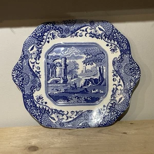 Spode BLUE ITALIAN Cake Plate - Picture 1 of 2