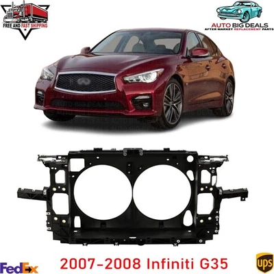 Radiator Support For 2007-2008 Infiniti G35 2008-2013 Infiniti G37 IN1225107 - Imagem 1 de 4