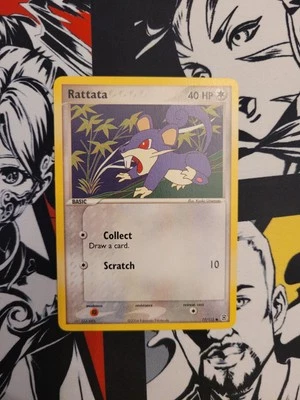 POKEMON TCG Card - RATTATA 77/112 EX FIRERED & LEAFGREEN COMMON - NEAR MINT NM - Image 1 of 2