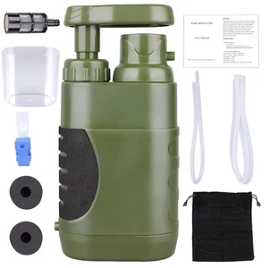 Portable Hand Pump Water Filter,100000Gallons Camping Water Filter Survival,3... - Picture 1 of 9