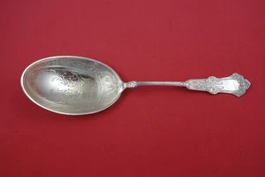 Alhambra von Whiting Sterlingsilber Beerenlöffel heller Schliff mit ziselierter Schale 9 1/4" - Bild 1 von 2
