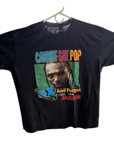 Camiseta Pop Smoke Adulto Talla 2XL Negra No Se Puede Decir Pop Y Olvidar El Humo - Imagen 1 de 4