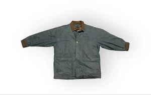 Chaqueta de Campo de Lona Eddie Bauer Años 80 De Colección Para Hombre Plumón de Ganso Patrimonio Exterior Talla L - Imagen 1 de 11