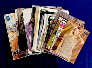 Job Lot 56+knitting Patterns & Booklets Patons Robin Phildar Roman Vogue #VI - Picture 1 of 8