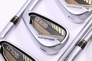 Benross Gold 2019 Irons / 5-PW+SW / Senior Flex Fujikura Vista Pro 50i Shafts - Picture 1 of 7