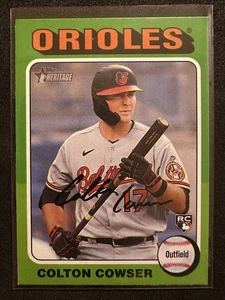 2024 Topps Heritage - Rookies Colton Cowser #388 (RC) - Picture 1 of 2