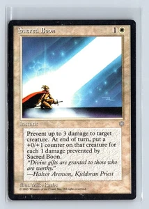 (3x) SACRED BOON – MTG Magic the Gathering Card – Ice Age – Uncommon - Picture 1 of 6