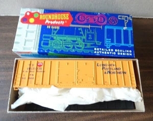 ROUNDHOUSE HO 50' Double Door Box Car 1988 Longview Portland & Northern - Picture 1 of 7