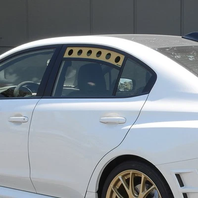 For Subaru WRX STI 15-19 PERRIN Performance PSP-BDY-503GD Gold Rear Window Vent Foto 1 de 4