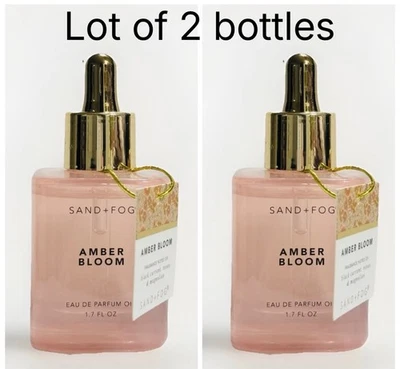 Lot Of 2 Bottles Women Sand + Fog Amber Bloom Eau de Parfum Perfume Oil 1.7 Oz. - Image 1 of 2