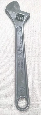 Llave ajustable Diamond Calk Horseshoe Co 12" de aleación de diamante de colección HERRAMIENTA HECHA EN EE. UU.  Foto 1 de 4