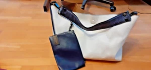 Strenesse Tasche mit Innentasche blau/weiss - Bild 1 von 3