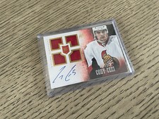 2013-14 Panini Prime Rookies Quad Cody Ceci RC JERSEY AUTO 094/199 Senators NHL