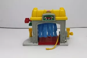 Fisher Price Little People CAR WASH GAS PUMP Garage Town Building Service - Picture 1 of 7