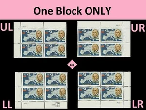 US #3141 MNH Plate Block 1997 George Marshall Plan Europe Recovery Map [P22221] - Picture 1 of 1