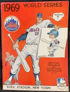 1969 NY METS WORLD SERIES OFFIZIELLES PROGRAMM UND SCORECARD EXTREM SELTEN - Bild 1 von 24