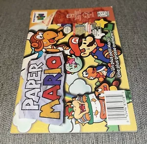 Paper Mario N64 Nintendo 64 - Manual ONLY - French / Canadian Version #050 - Picture 1 of 2