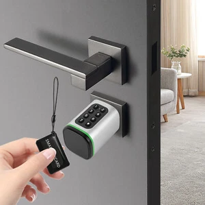 Intelligent Elektronisches Code Türschloss Haustür Zylinderschloss Anti-Schnüffe - Bild 1 von 39