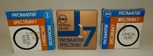 3 Promaster Spectrum 7 Optical Filters - Orange - Green - Cross Screen - Picture 1 of 2
