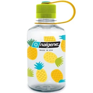 Nalgene Sustain 16oz Narrow Mouth Bottle (Pineapple) Recycled Reusable Clear - Picture 1 of 2