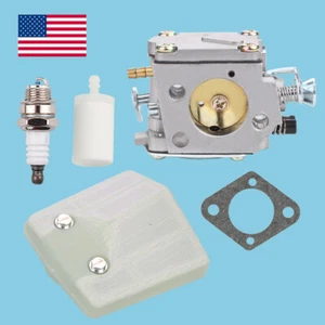 Carb Carburetor For HUSQVARNA 61 266 268 272 272XP Chainsaw HS254B Air Filter US - Picture 1 of 4