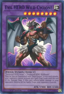YGO-3x-Near Mint-Evil HERO Wild Cyclone (Blu) - LDS3-EN030 - Ultra Rara - 1° E - Foto 1 di 1