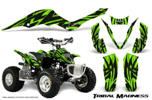 APEX PRO SHARK MXR 70 90 GRAPHICS KIT DECALS STICKERS TRIBAL MADNESS GREEN LIME - Picture 1 of 1