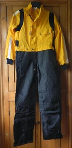 MOTORCYCLE TRIALS VINTAGE ONE PIECE SUIT SMALL QUAD 70's NYLON LOWER - Picture 1 of 1
