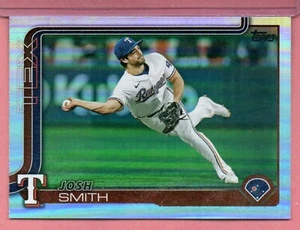 Josh Smith, Texas Rangers, 2025 Topps Series 2, RAINBOW FOIL #668 - Picture 1 of 1