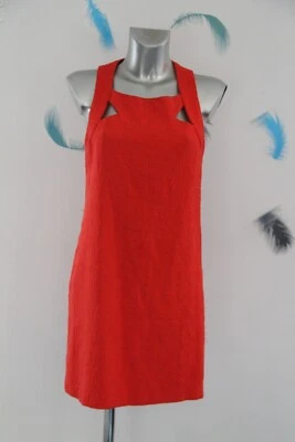 jolie robe chic rouge dos ouvert modèle Triel COP COPINE taille 38 fr - Photo 1/4