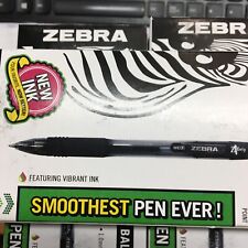Zebra 22210 Z-Grip Retractable Ballpoint Pen,Black Ink 12/box,Lot-10