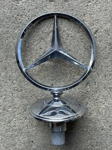 Mercedes Early W116 S class Front hood chrome metal Genuine OEM Type #1 large - Bild 1 von 16