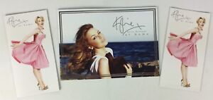 Kylie Minogue 'At Home' Official Promo Brochure Catalogue Group Of 3 (sea)