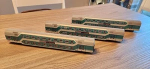 Sachsen Modelle 3 Bi Level Personenwagen Set, DB, Klasse 2, HO DC, Art.# A62. - Bild 1 von 6