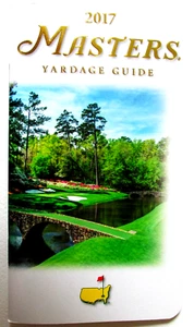 2017 Masters Augusta National Official Yardage Guide - Sergio García Winns - Picture 1 of 2