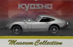 WOW EXTREM SELTEN Toyota 2000GT RHD silber schwarz 1967 03031S 1:43 Kyosho-Ebbro - Bild 1 von 3