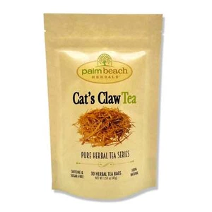 Té de corteza de uña de gato de Palm Beach Herbals | 30 quilates, sin cafeína - Imagen 1 de 3