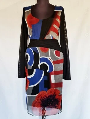 AUTHENTIC DESIGUAL BY CHRISTIAN LACROIX EMBROIDERY WOMENS DRESS:US6/EU34/S - Image 1 of 4