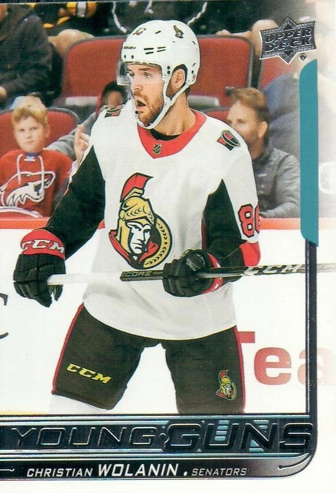 Christian Wolanin Ottawa Senators 2018-19 Upper Deck Series Two 460 YG RC - Image 1 of 2