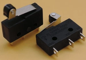 2pcs NEW Tact Switch 3A 5A 250V Microswitch Round Handle 3PIN - Picture 1 of 1