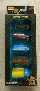 MAISTO Five 5 Star Series Delivery Services 5 pack Diecast New - Picture 1 of 2