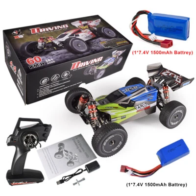 High-Speed 1:14 Scale RC Cars XK 144012 4WD RC Trucks 4x4 Off Road Drift 60KM/h - Image 1 of 4