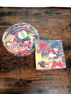 BAKUGAN Battle I6 Plates & Napkins Party Serviettes Cartoon Network  2009 *rare* - Picture 1 of 5