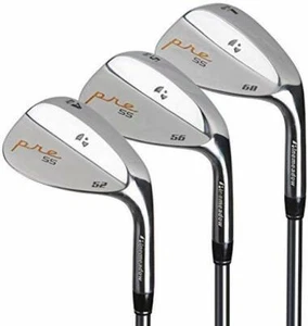 Set of 3 Pinemeadow Pre Wedge Steel Right Hand Regular Golf Clubs 52 56 60 RH - Picture 1 of 5